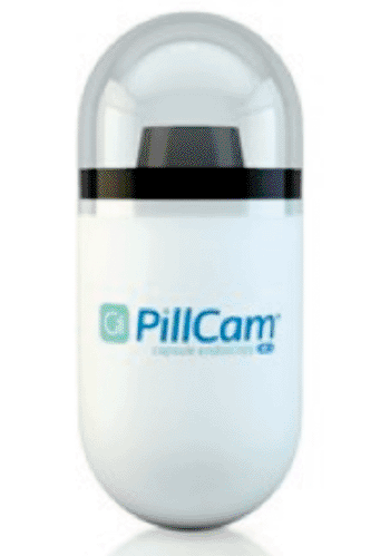 Image: The PillCam SB 3 (Photo courtesy of Given Imaging). Image: The PillCam SB 3 (Photo courtesy of Given Imaging).